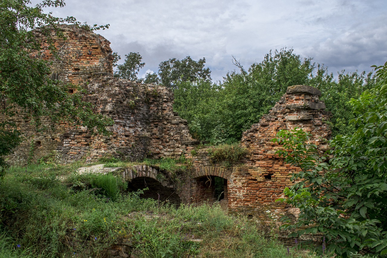 Руины замка Лохштедт (Балтийск)