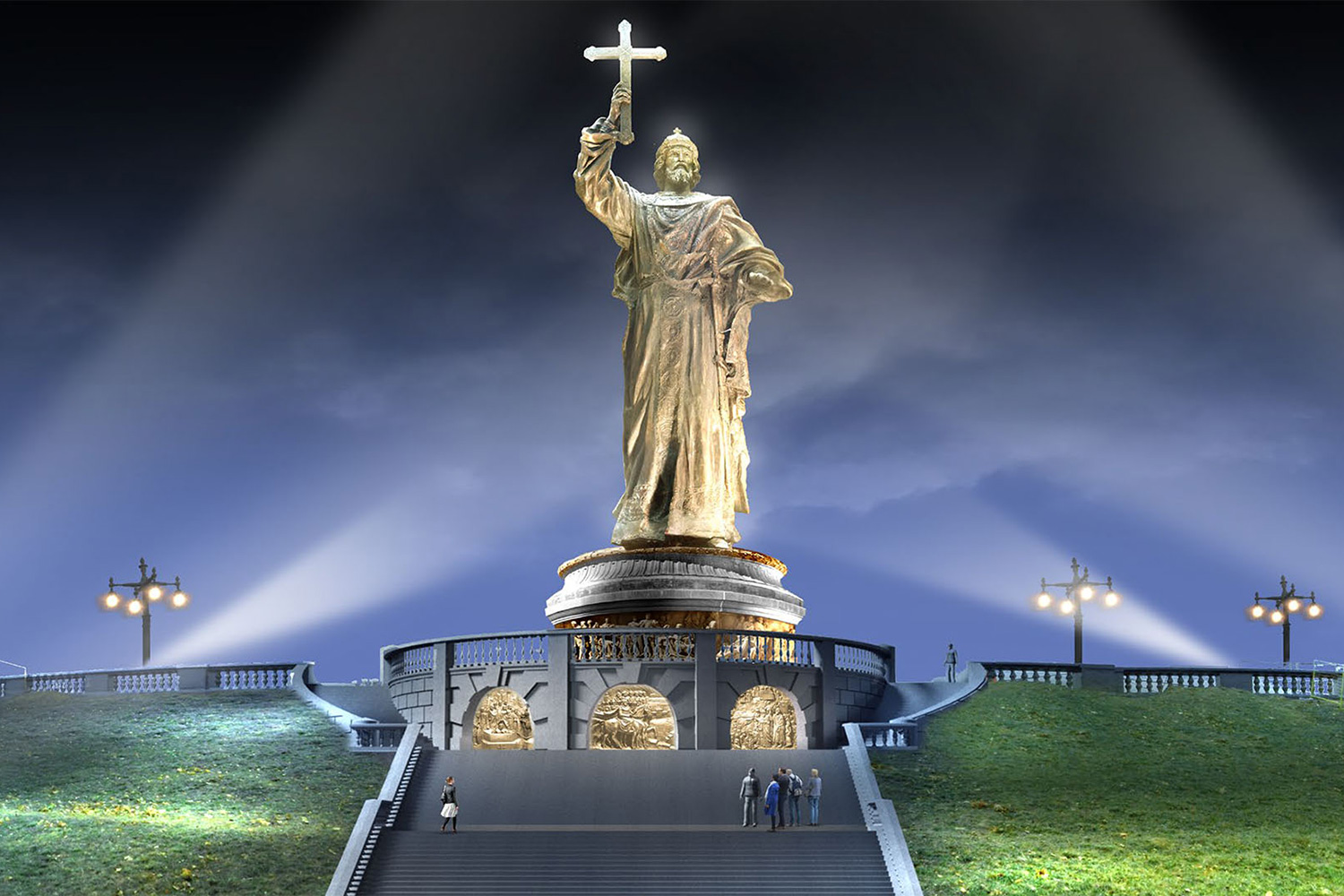 москва боровицкая площадь памятник владимиру