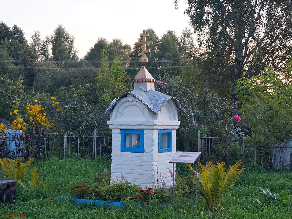 Неизвестная часовня-столбовка в Воронцово (Пучеж)