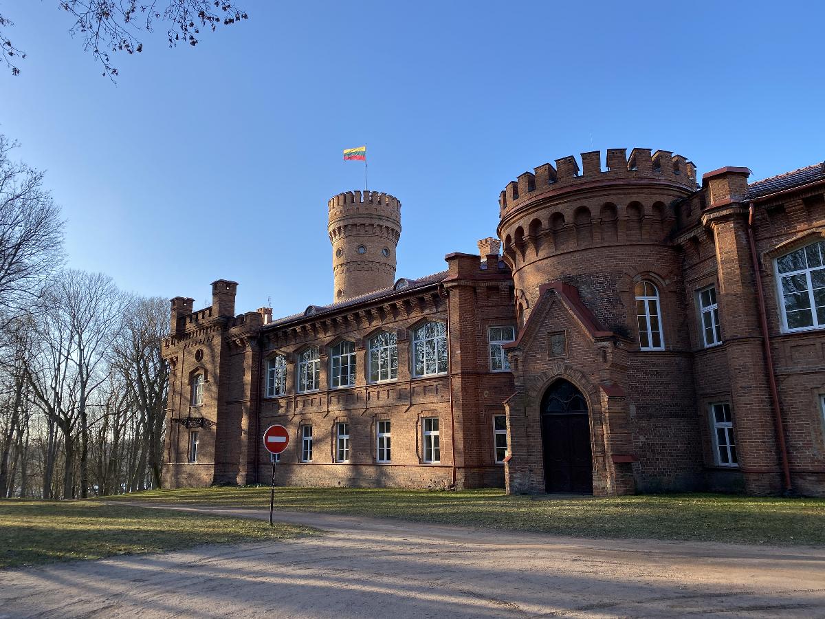 Раудонский замок Литва внутри