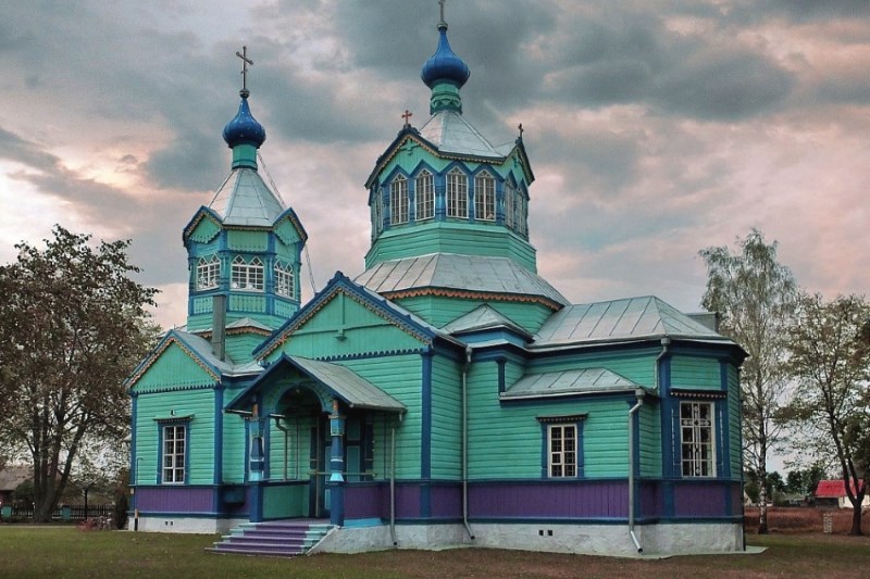 Покровская церковь в деревне Хабовичи (Кобрин)