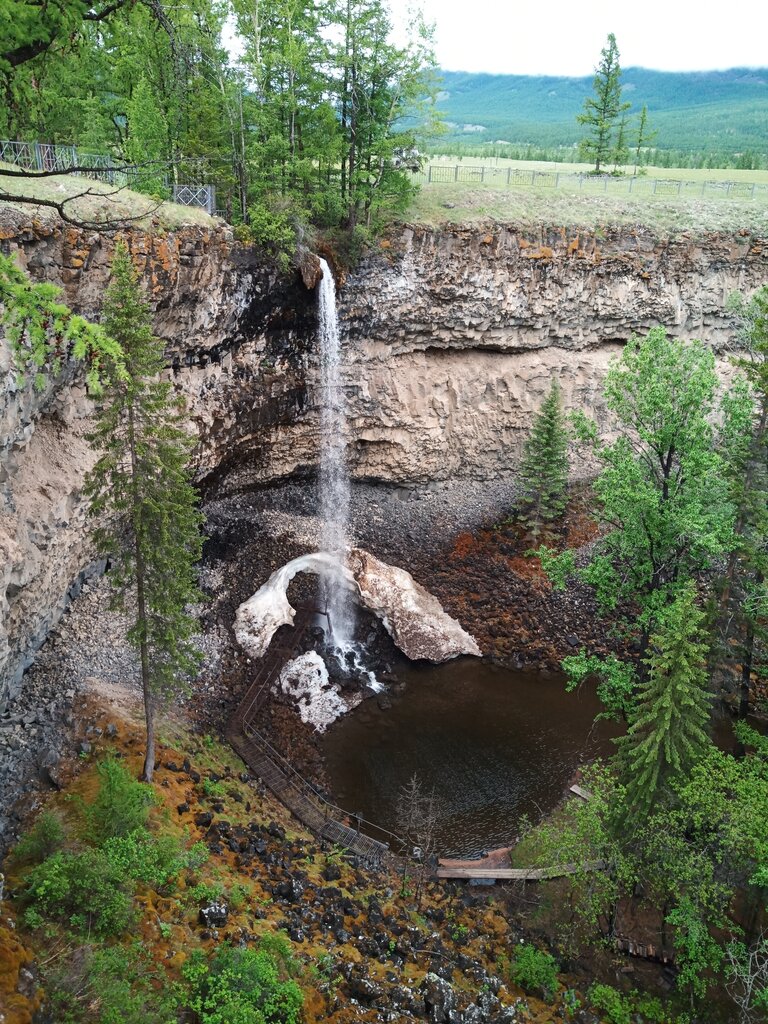 Водопад Малый Жом-Болок (Бурятия)