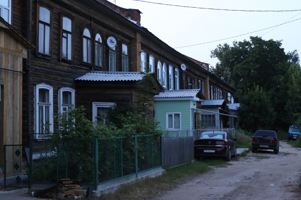 Многоподъездный деревянный дом (Егорьевск)