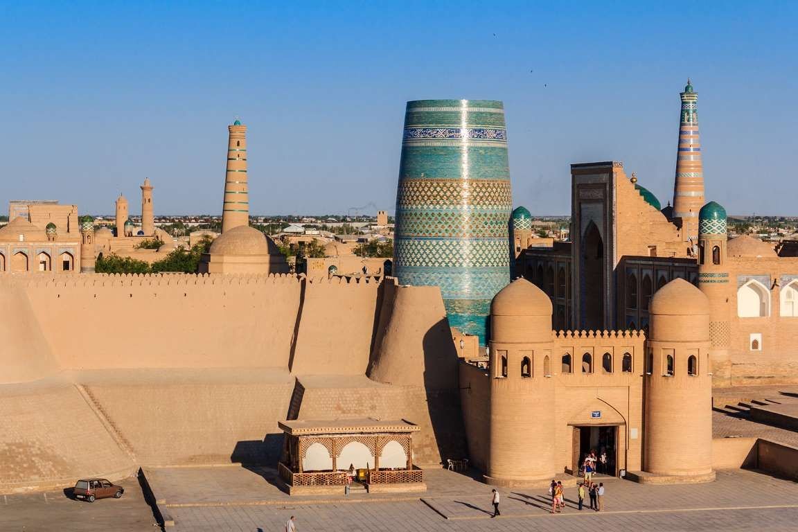 Крепость Ичан-Кала в Хиве (Узбекистан)