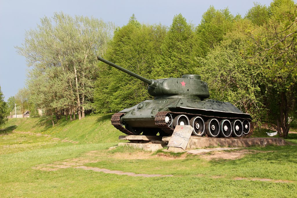Памятник танку Т-34 (Гдов)