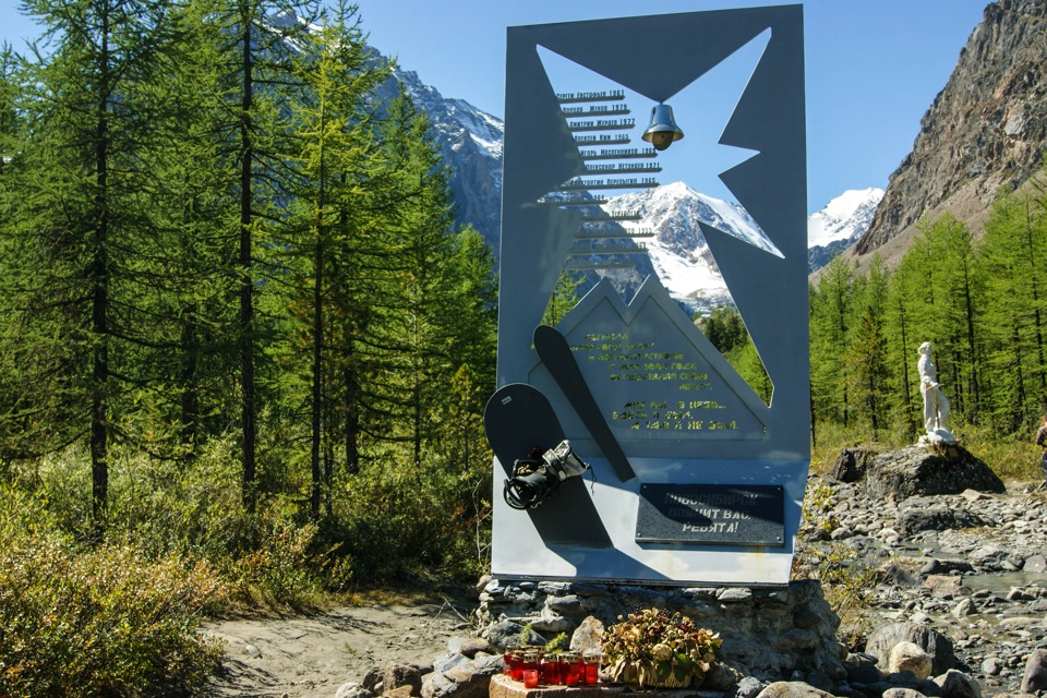 Памятник погибшим на Актру (Республика Алтай)