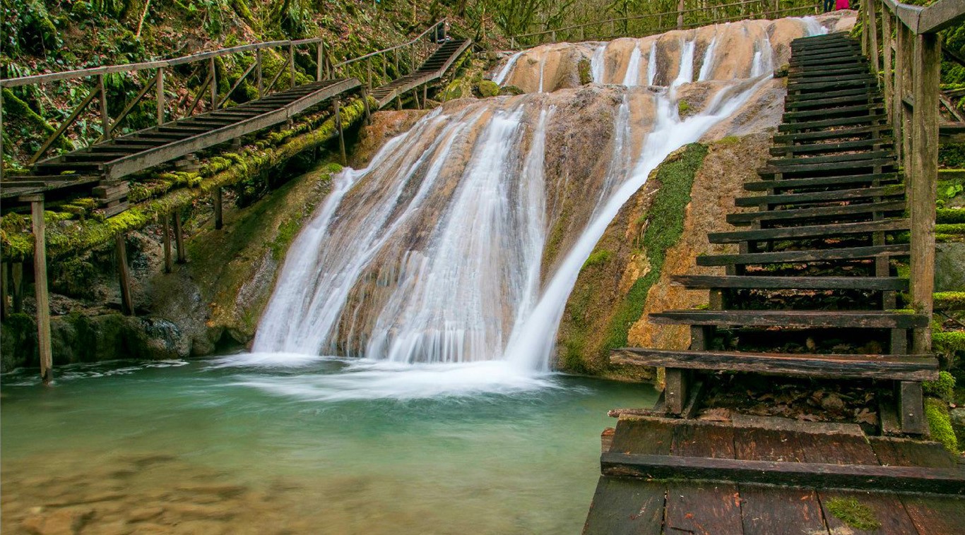 Памятник природы «33 водопада на ручье Джегош» (Лазаревское)