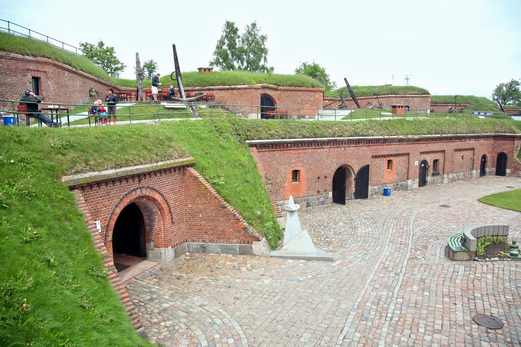 Земляной вал на месте крепости Мемель (Клайпеда)