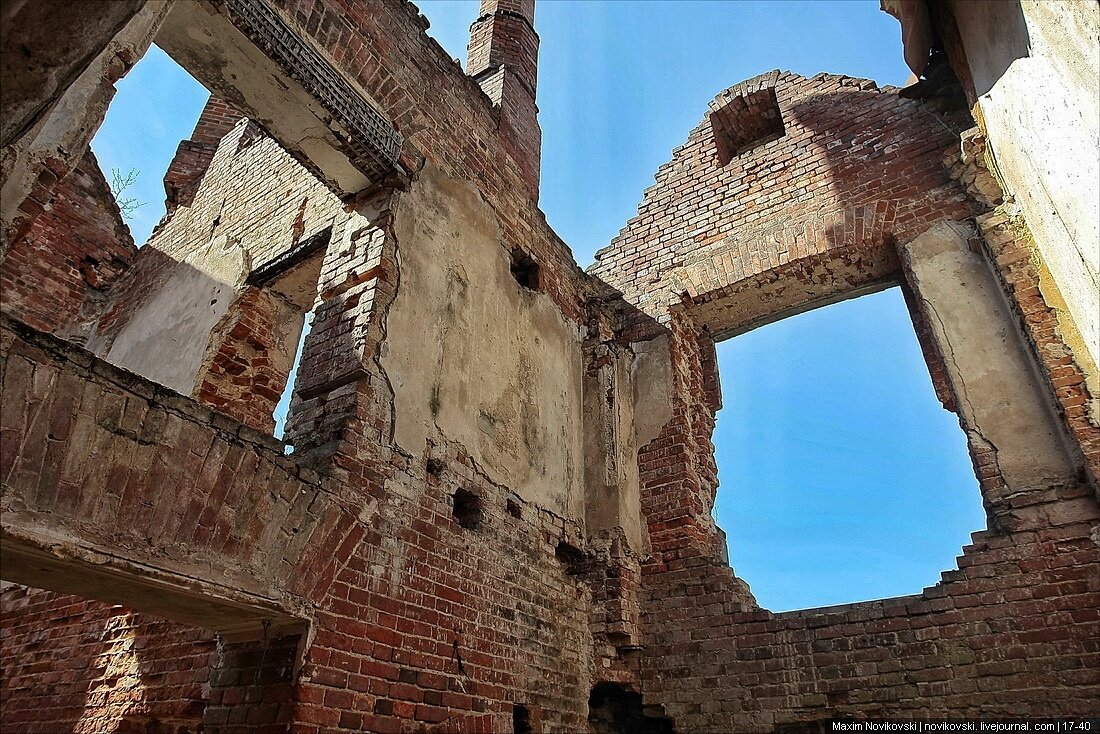 Руины усадебного дома в Крёкшино (Наро-Фоминск)