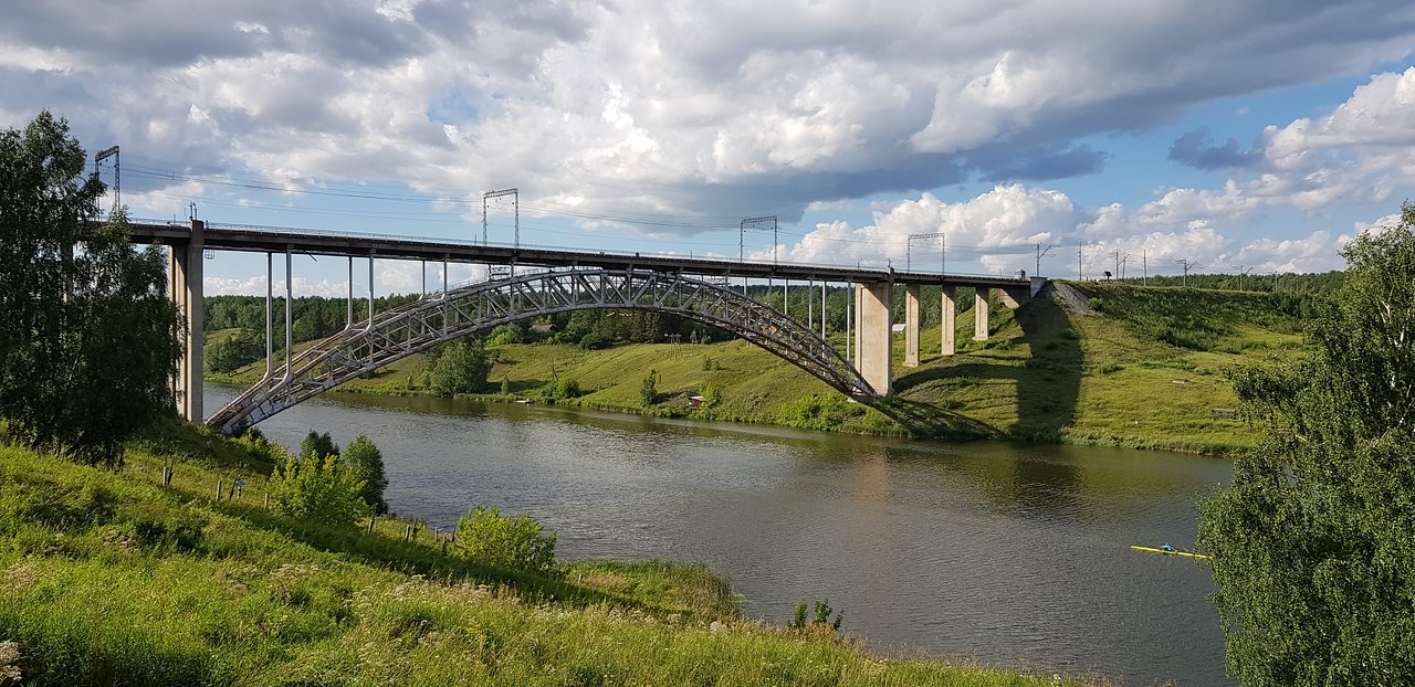 Железнодорожный мост через Исеть (Каменск-Уральский)