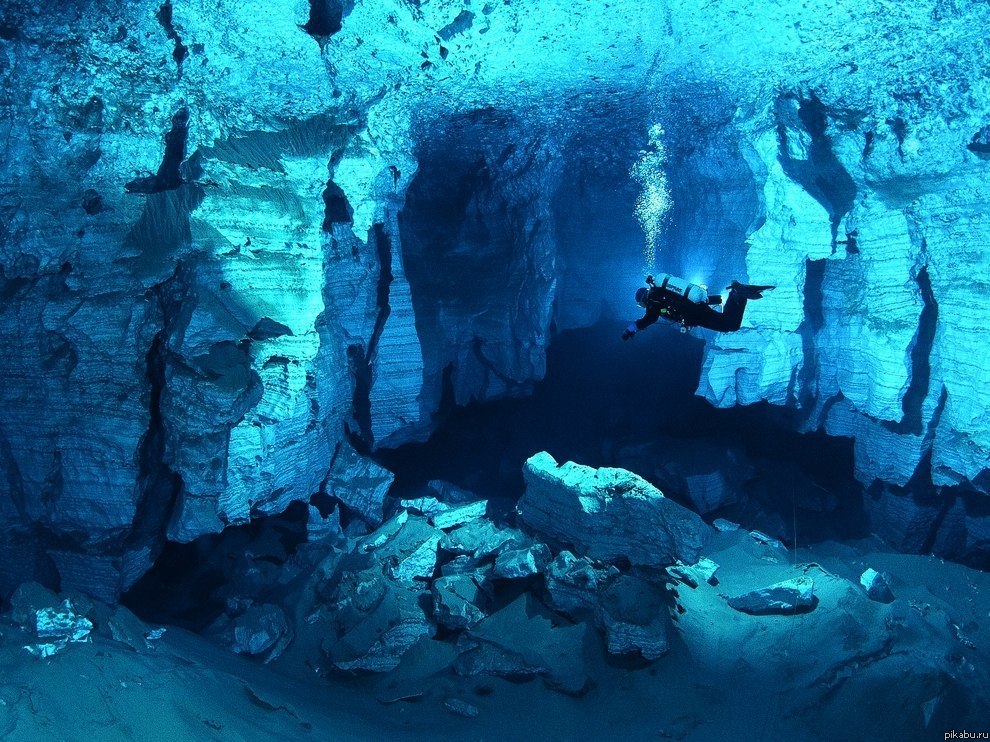 Ординская подводная пещера (Пермский край)