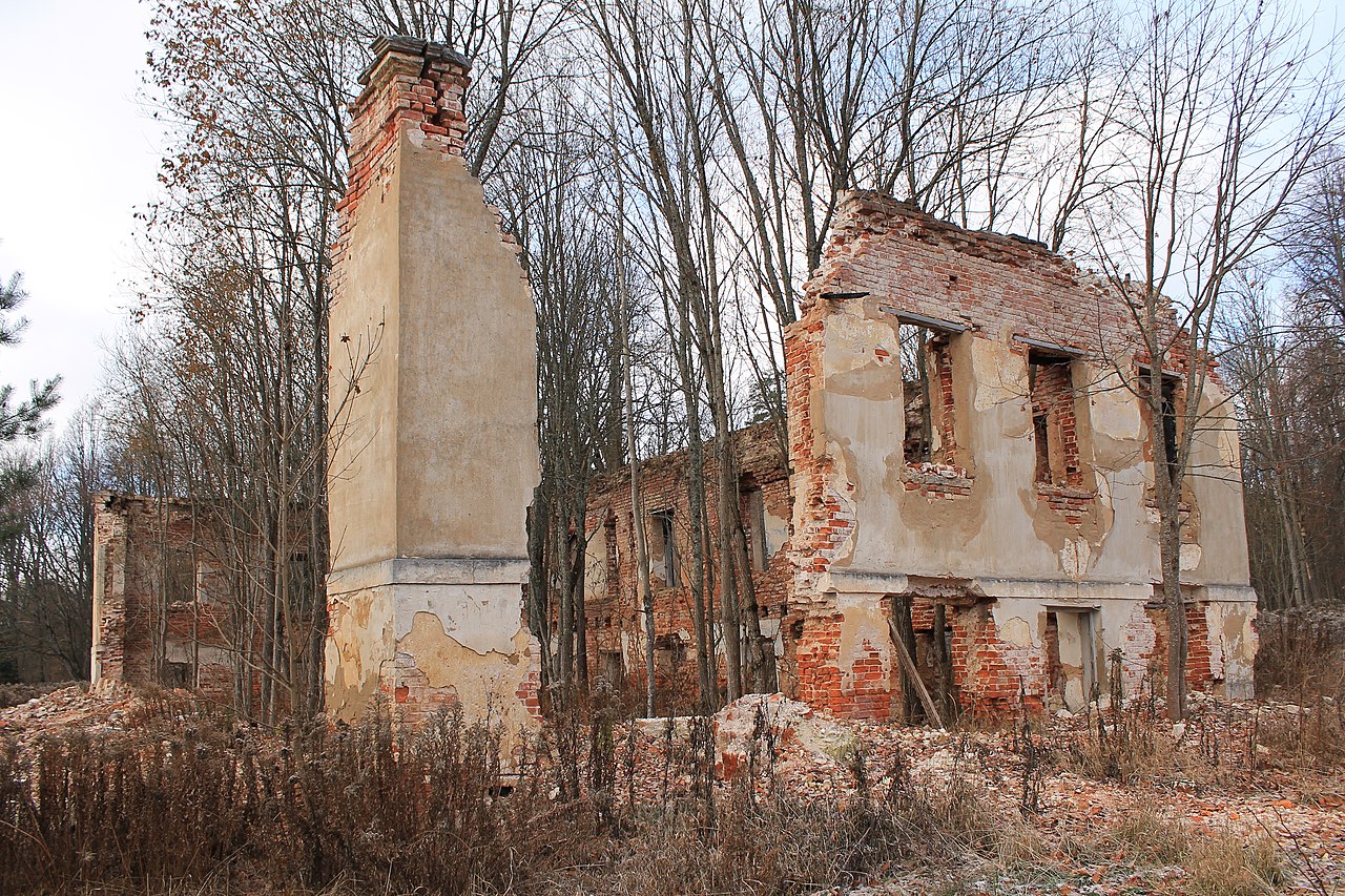 Руины усадьбы Голицыных «Самуйлово» (Гагарин)