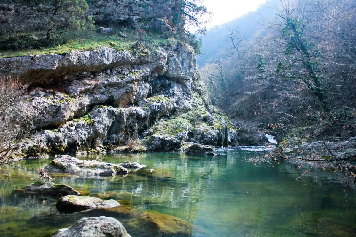 Чернореченский каньон (Крым)