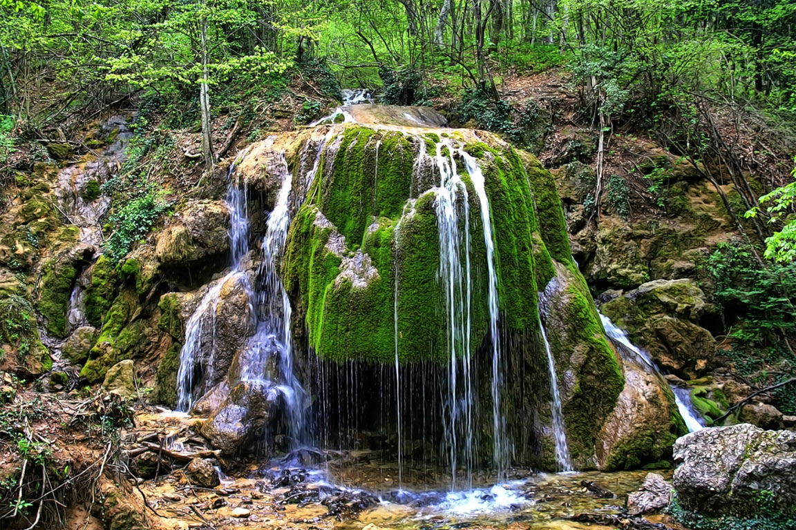 Водопад «Серебряные струи» (Бахчисарай)