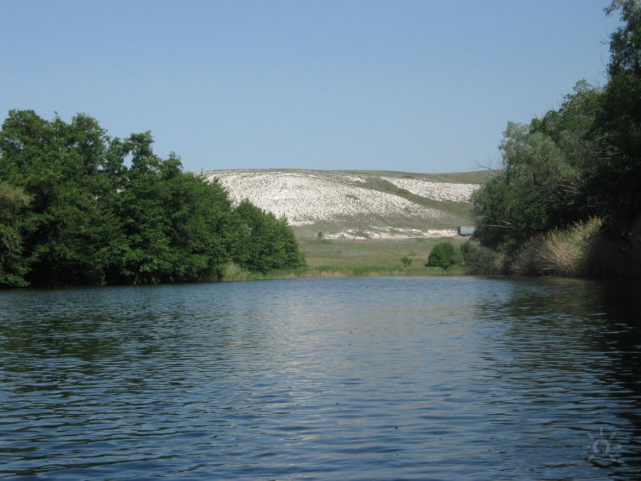 Меловые горы по реке Иловля (Волгоградская область)