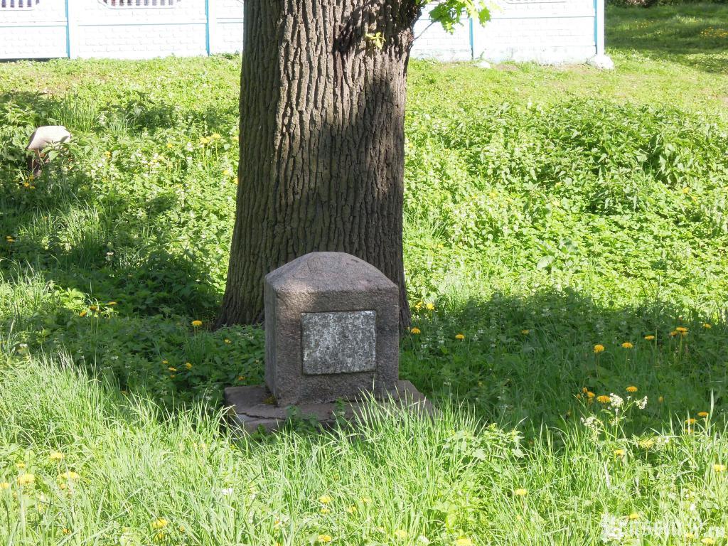 Памятный камень и памятный дуб (Советск)